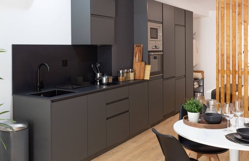 Camins al Grau Apartment | Modern Studio Apartment Steps from Marina Harbor