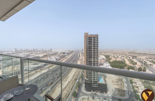 Jumeirah Village Triangle Apartment | Vogue JVT Novotel Balcony Pool & Gym