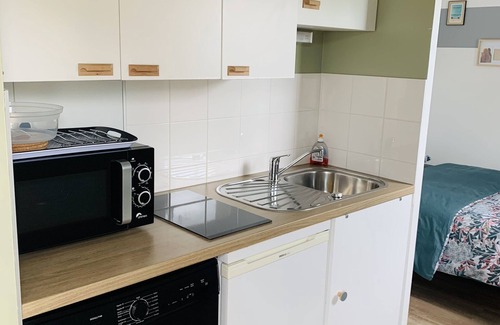 Plerin Apartment | Your Perfect Retreat in Downtown Plérin with Ocean Views