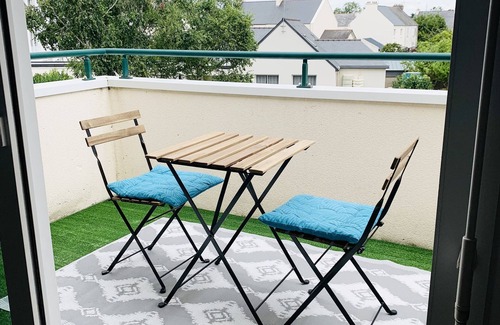 Plerin Apartment | Your Perfect Retreat in Downtown Plérin with Ocean Views