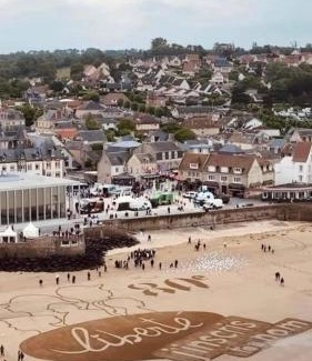 Arromanches-les-Bains Apartment | Ocean View Retreat at Arromanches with Family-Friendly Amenities
