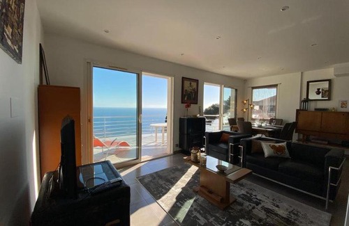 Cap d'Ail Apartment | Tranquil Sea Views at Cap d'Ail Near Monaco