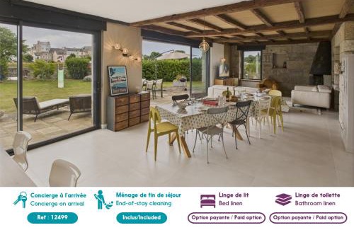 Pont-l'Abbe House | Vue rivière - grande maison et jardin pour 10