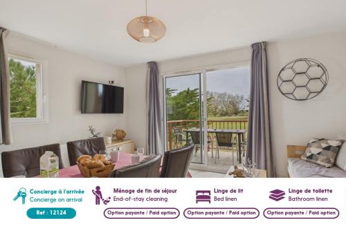 Sables-d'Or-les-Pins Apartment | Vue sur le Golf de Fréhel - Piscine chauffée