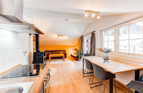 Unterjoch Apartment | Scenic VYLD Hotel: Eagle View with Fireplace & Spa