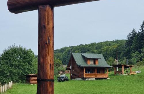Lviv Oblast House | Guest Rated 10/10: Vysoka Brama Wooden Cottage with Hot Tub