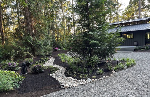 Sequim House | Serene WabiSabi Teahouse with Gardens and Water Views