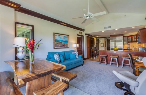 Wailua Condo | Idyllic Waipouli Beach Resort E301: Mountain Views & Spa