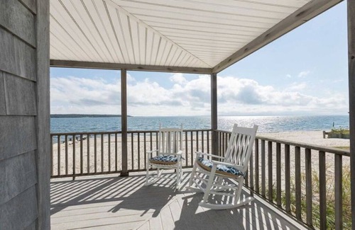 New Suffolk House | Experience Serene Mornings on a Private Beach Retreat