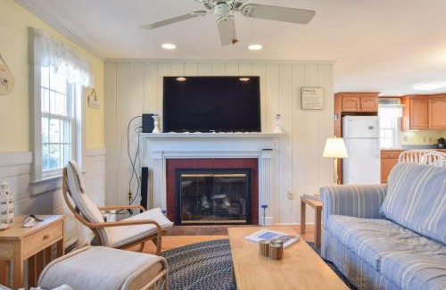 South Yarmouth House | Convenient Stay Steps from Private Beach Access
