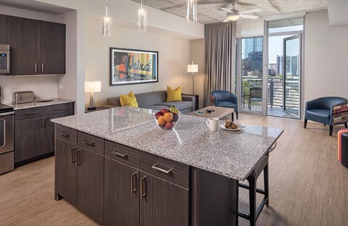 Civic District Resort | Prime Location: Wyndham Austin Resort with Rooftop Pool