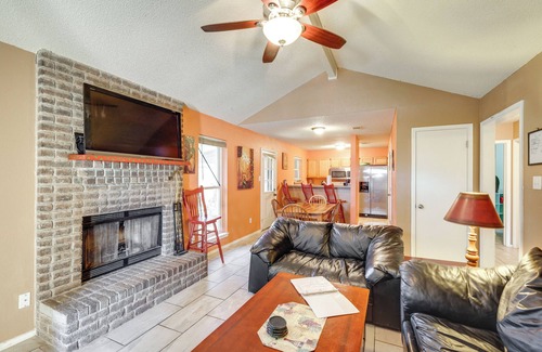 Central Arlington House | Walk to AT&T Stadium: Game Day Home Base w/Patio!