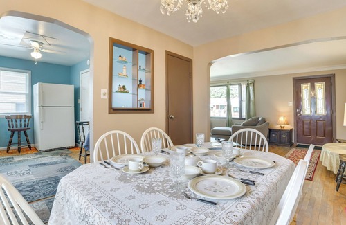 Alpena House | Walk to Beach: Lake-View Home in Alpena!