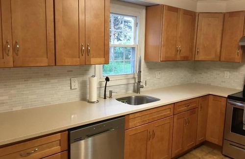 Eastward Look House | Beachside Retreat: Newly Renovated with Ocean Views