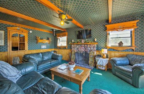 Fawnskin House | Inviting Fawnskin Cabin with Deck, Steps to Lake & Spa!