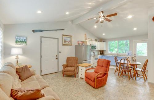 Ludington House | Walk to Lake Hamlin Cottage Near Boat Launch