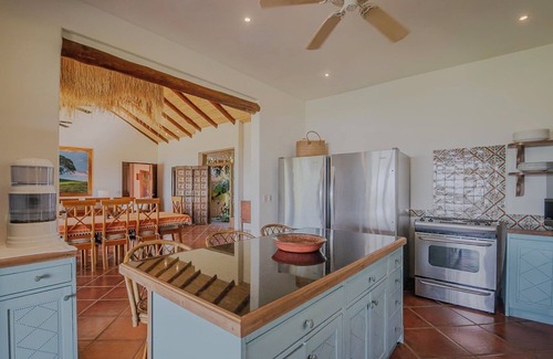 Islita House | Walk to the beach from 4 bedroom house w/salt water infinity pool.