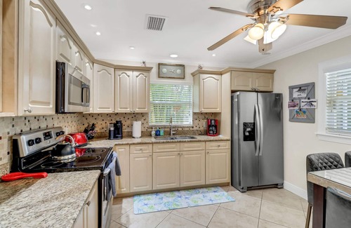 Naples Park House | Ideal Getaway: Walk to Vanderbilt Beach with Private Pool
