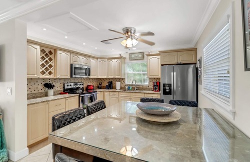 Naples Park House | Ideal Getaway: Walk to Vanderbilt Beach with Private Pool