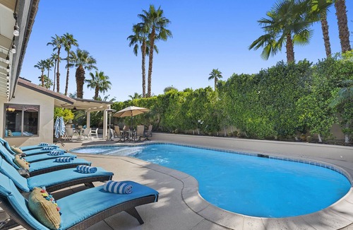 Araby House | Relaxing Palm Springs Retreat with Private Pool & Spa