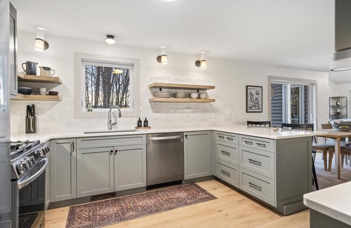 Petoskey House | Idyllic Walloon Lake Retreat with Pool & Spa Near Petoskey