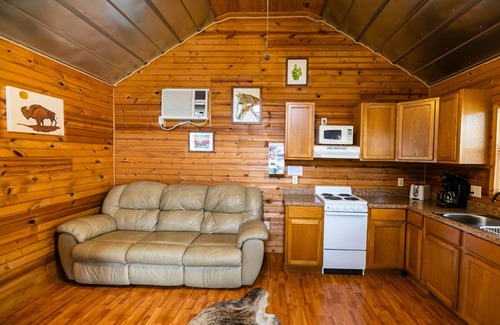 Fredericksburg Cabin | Unforgettable Walnut Canyon Cabins: Pet-Friendly Retreat