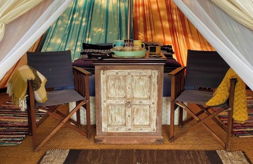 Moncrabeau RV Rental | Serene Walnut Tipi Tent: Adults-Only Retreat by the Lake