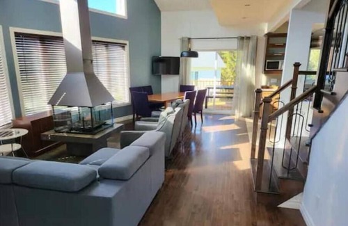 Saint-Brigitte-de-Laval Ski Chalet | Cozy Chalet with Lake and Mountain Views for Family Fun