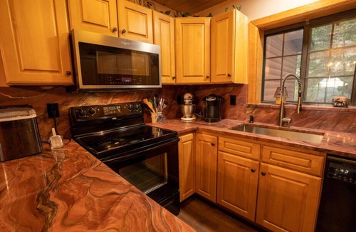 Crystal Lake Cabin | Blissful Woodland Retreat with Family Amenities & Pets Welcome