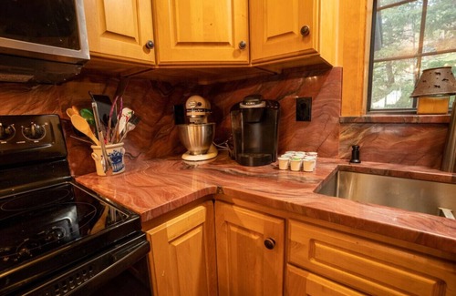 Crystal Lake Cabin | Blissful Woodland Retreat with Family Amenities & Pets Welcome