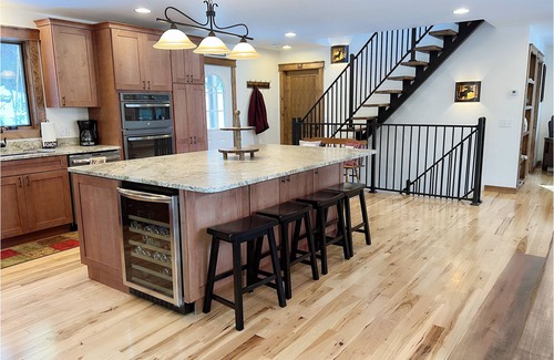 Waterford House | Lakefront Home on Keoka: Family-Friendly with Pool Table