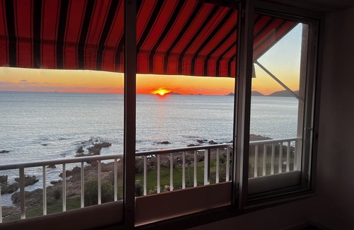 Corse-du-Sud Apartment | Waterfront apartment with breathtaking view of the Sanguinaires mountains
