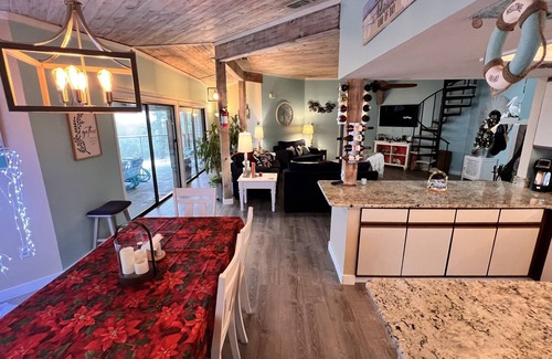 Crystal River House | Waterfront Retreat with Dock, Kayaks & Stellar Reviews
