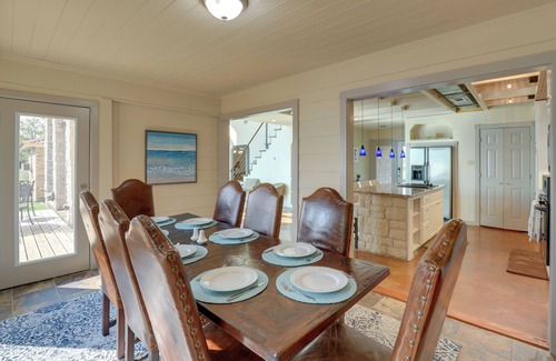 Dennis House | Lakefront Granbury House with Private Dock & Relaxing Spa