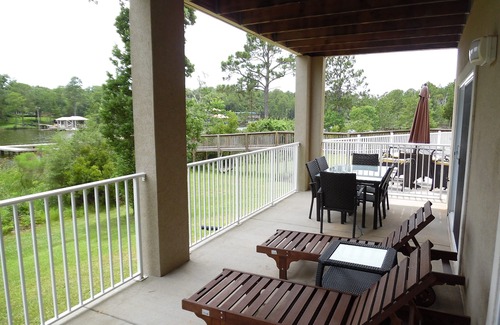 Foley Condo | Waterfront - great fishing, peaceful & quiet, yet close to Tanger Outlets & OWA