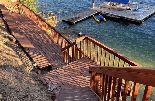 Hayden Cabin | Waterfront Hayden Lake 3BD cabin, private dock & covered slip. Awesome Fishing!