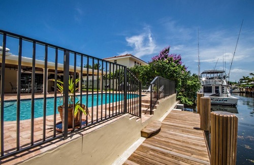 Pompano Beach House | Bella Acqua: Waterfront Retreat with Private Heated Pool