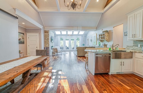 Counce House | Lakefront Retreat with Dock, Hot Tub & Top Guest Rating!