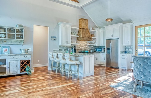 Counce House | Lakefront Retreat with Dock, Hot Tub & Top Guest Rating!