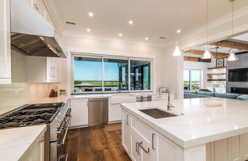 Isle of Palms House | Idyllic Waterfront Retreat with Private Dock and Spa