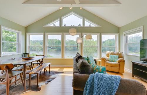 Ouaquaga House | Idyllic Afton Retreat: Deck, Firepit & Canoe Fun Await