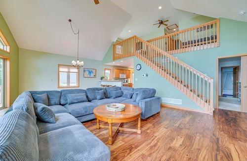 Rogers City Cottage | Idyllic Lake Huron Getaway with Private Beach Access