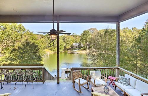Dadeville House | Inviting Waterfront Lake Martin Home with Private Dock