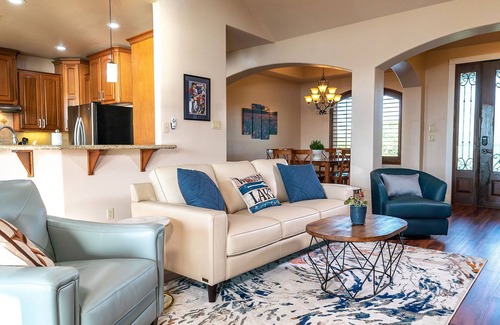 Brooks Hollow House | Waterfront Lake Travis Retreat with Private Boat Dock & Pool