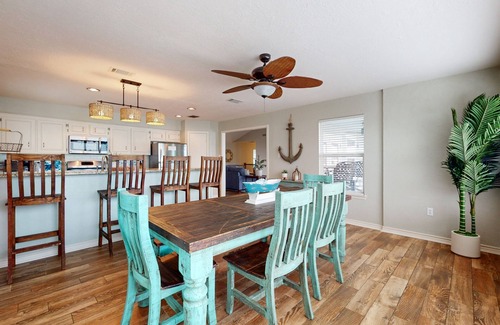 Key Allegro House | Waterfront Retreat with Private Dock & Pool Amenities