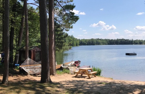 Lac du Flambeau House | Family-Friendly Lakefront Lodge with Pets Welcome & More!