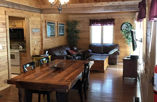Rockwood Cabin | Idyllic Waterfront Log Cabin with Private Dock & Game Room
