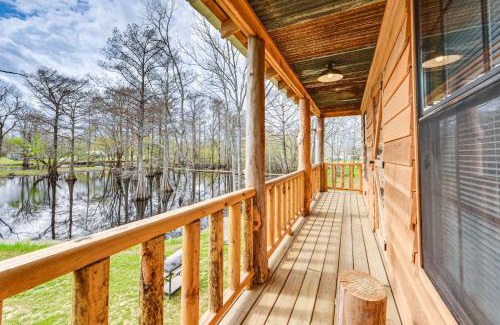 Marksville Apartment | Waterfront Studio in Marksville with Dock Access & Spa