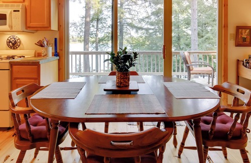 Mercer Cabin | Scenic Mercer Cabin with Wraparound Porch & Lake Views