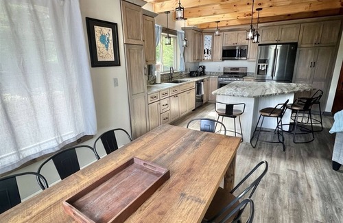 Sebago House | WATERFRONT NEWER HOME WITH A DOCK. 4 BEDROOM 2 BATH.